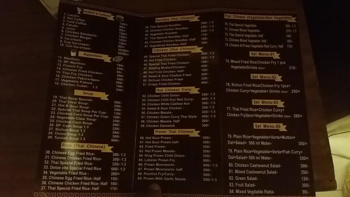Menu Dolce Vita Restaurant-5