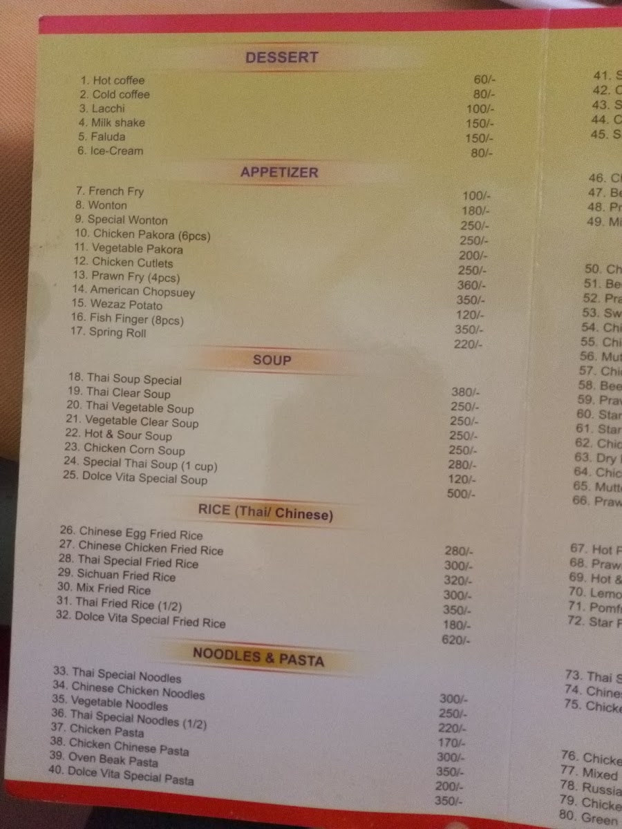 Menu Dolce Vita Restaurant-9