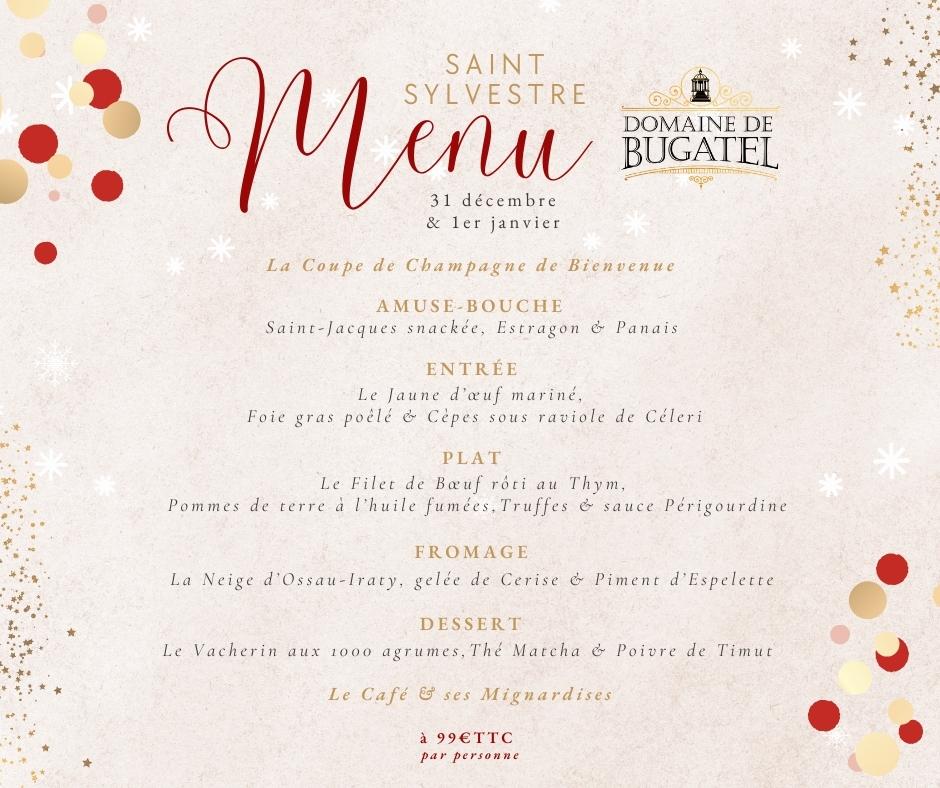 Menu Domaine De Bugatel (Le Restaurant)-1