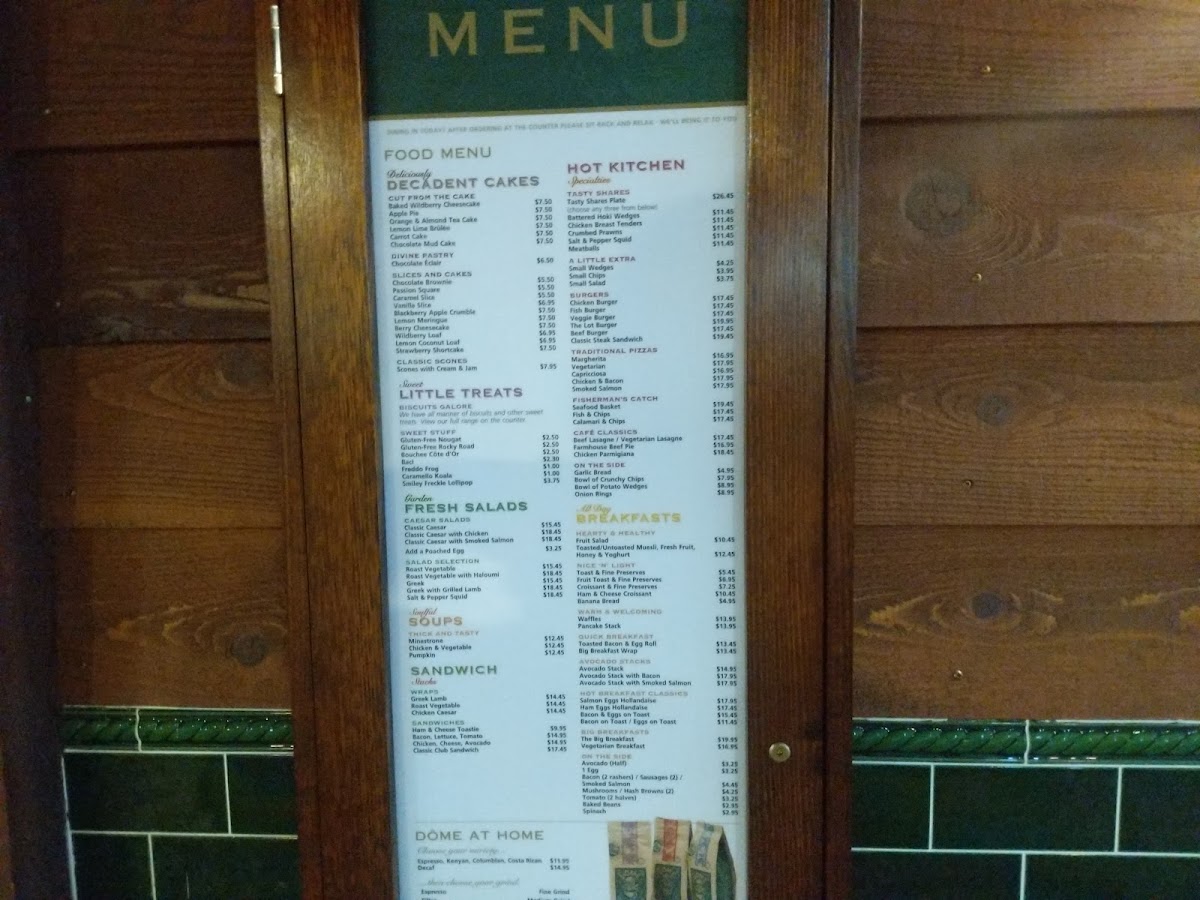 Menu Dôme Café - Hillarys-10