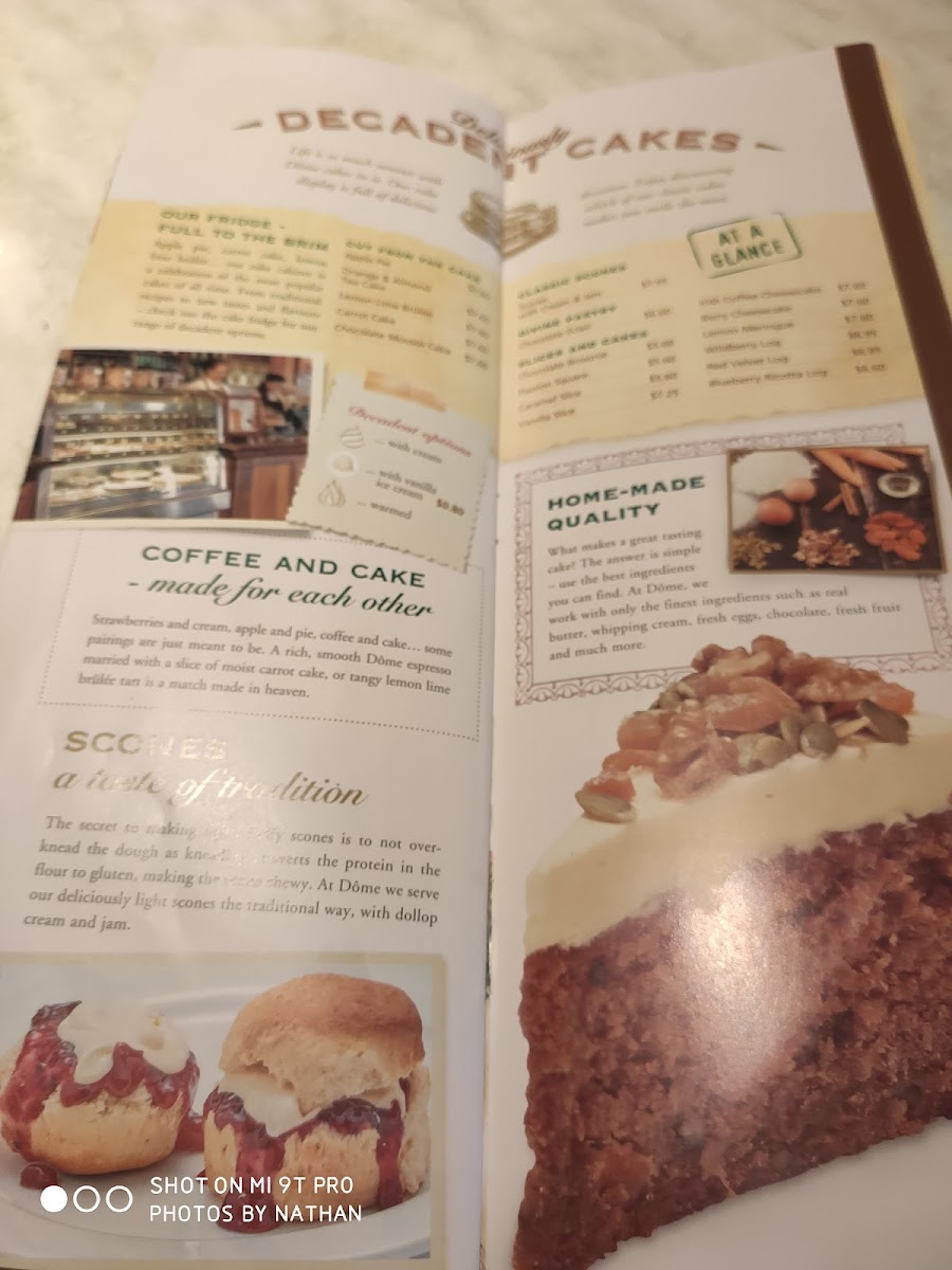 Menu Dôme Café - Hillarys-9