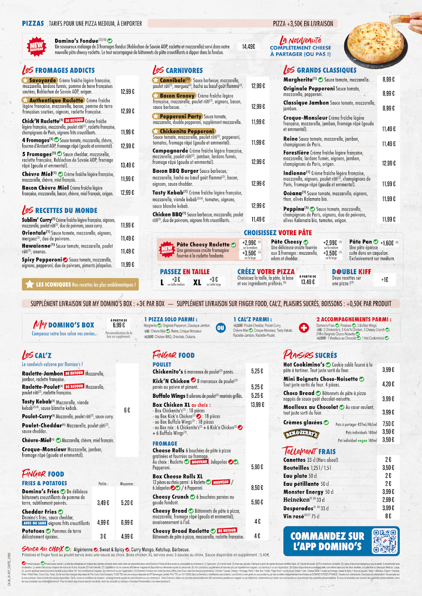Menu Domino's Lens-1