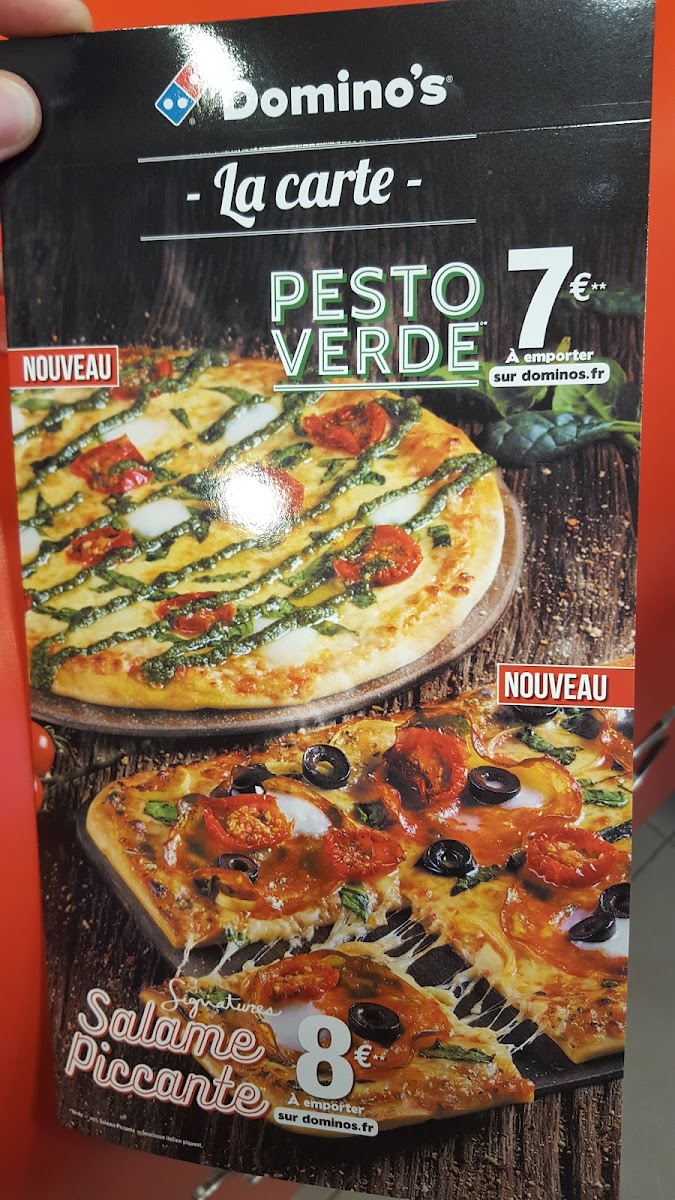 Menu Domino's Lens-4