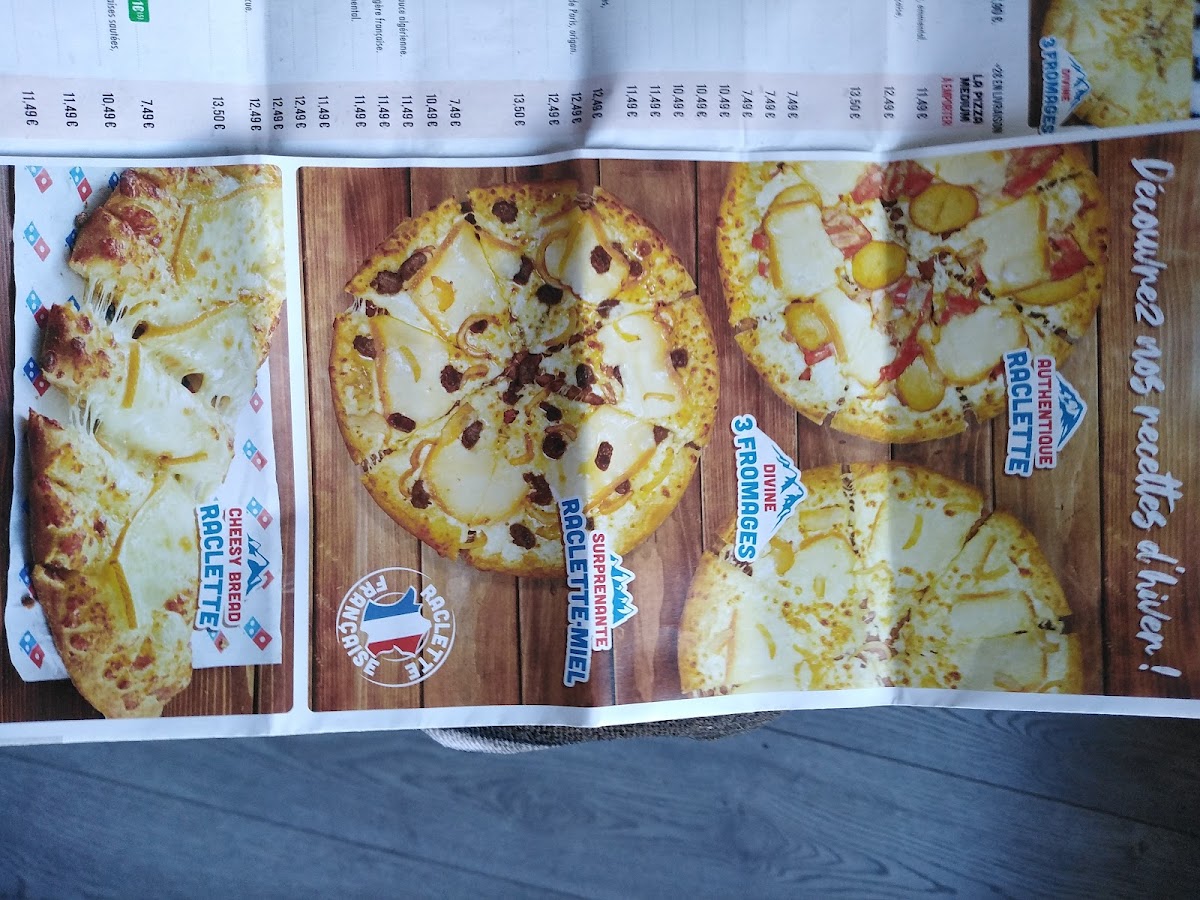 Menu Domino's Lens-7