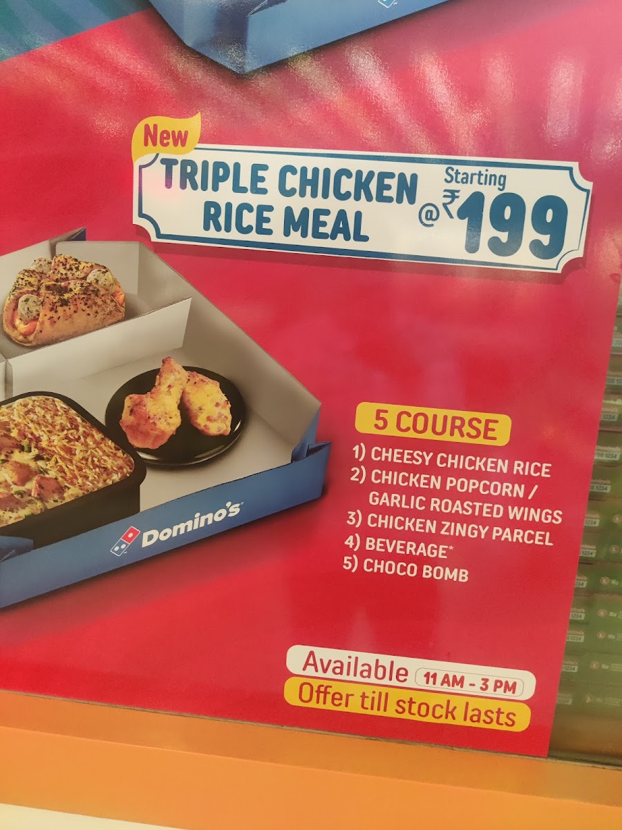 Menu Domino's Pizza | Jail Road, New Delhi-10
