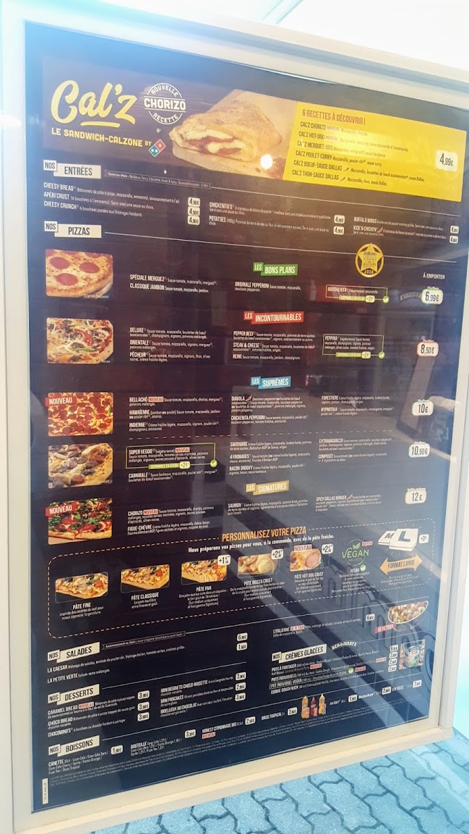 Menu Domino's Pizza Caen - Clémenceau-2