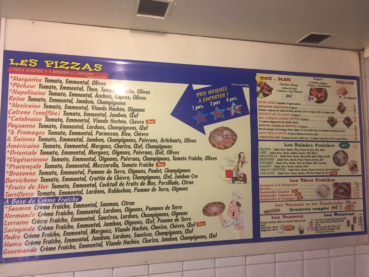 Menu Domino's Pizza Chelles-2