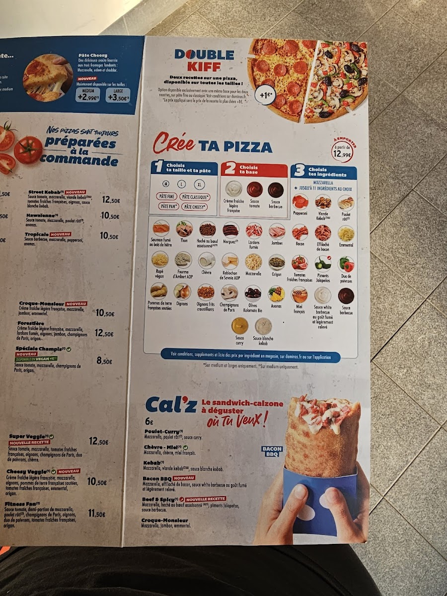 Menu Domino's Pizza Choisy-Le-Roi-2