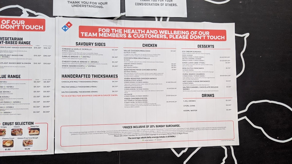 Menu Domino's Pizza Doubleview-2