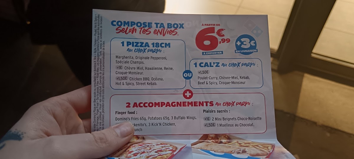 Menu Domino's Pizza Dunkerque Petite-Synthe-1