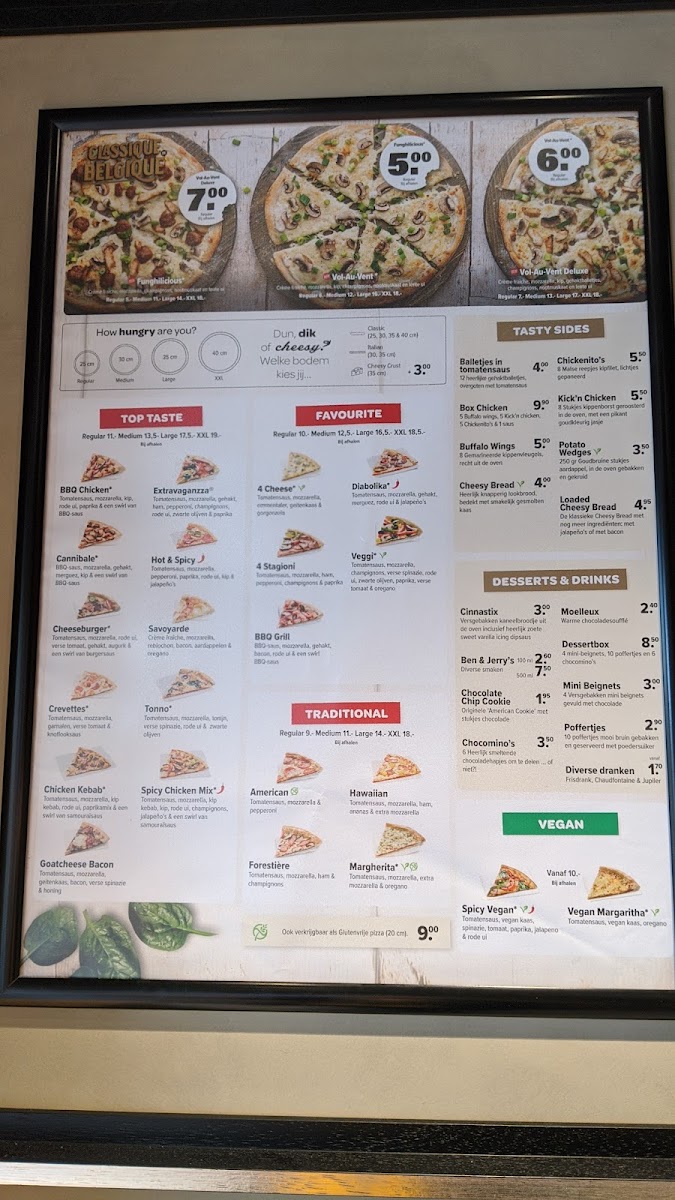 Menu Domino's Pizza Ieper-1