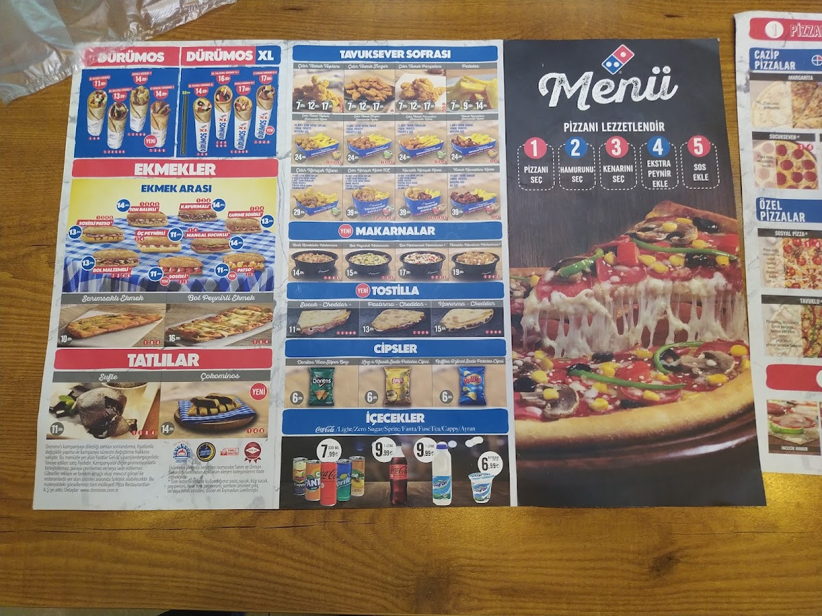 Menu Domino's Pizza Kılıçarslan-2