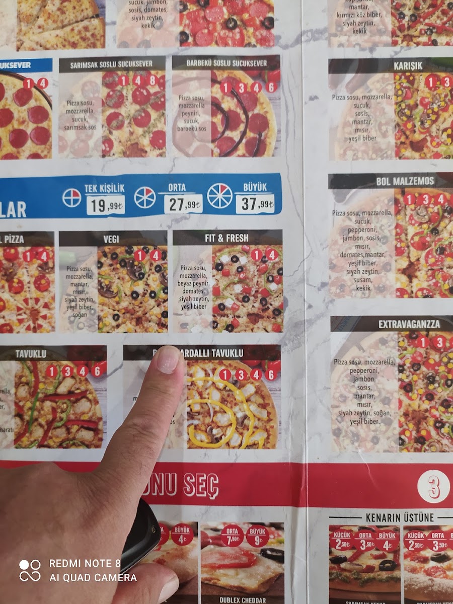 Menu Domino's Pizza Kılıçarslan-3