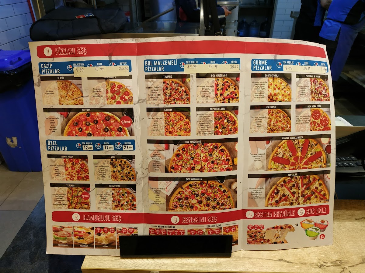 Menu Domino's Pizza Kılıçarslan-5
