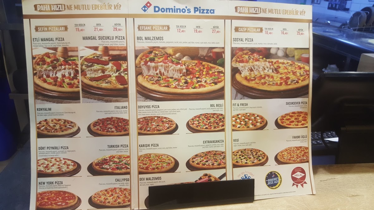 Menu Domino's Pizza Kılıçarslan-6