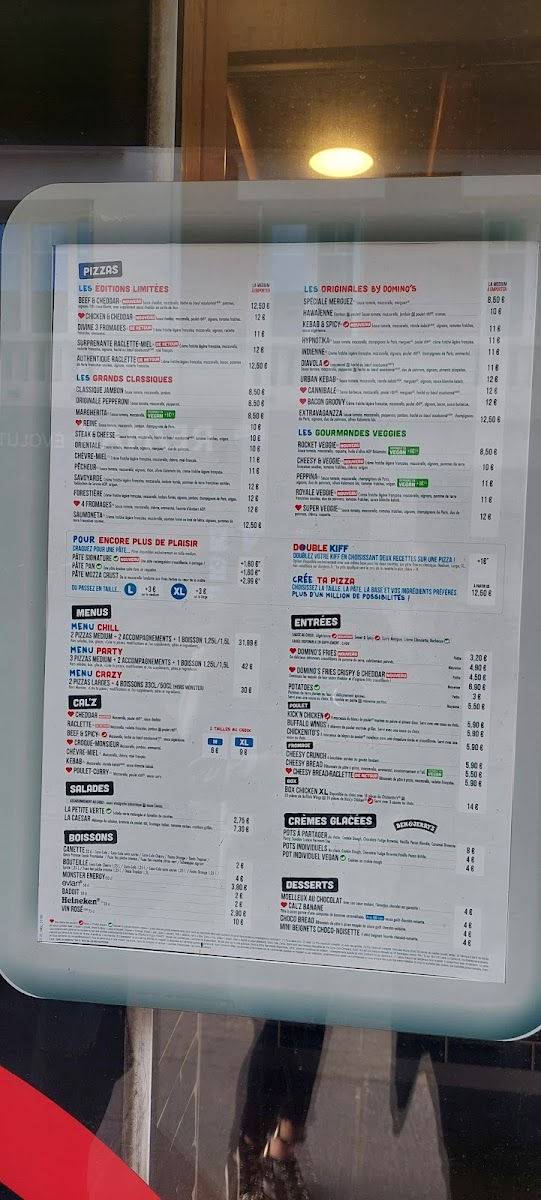 Menu Domino's Pizza Nanterre-2
