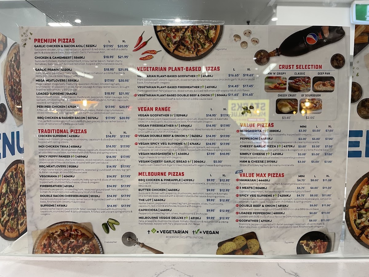 Menu Domino's Pizza Reservoir-2