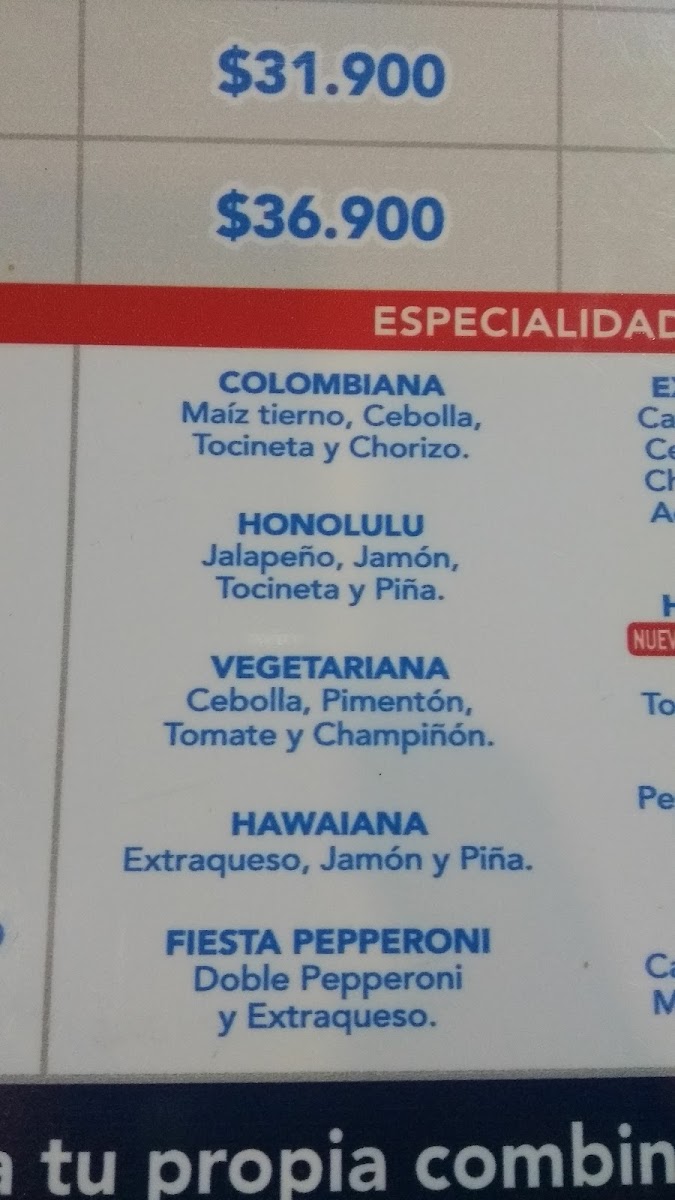 Menu Domino's Pizza San Diego-4