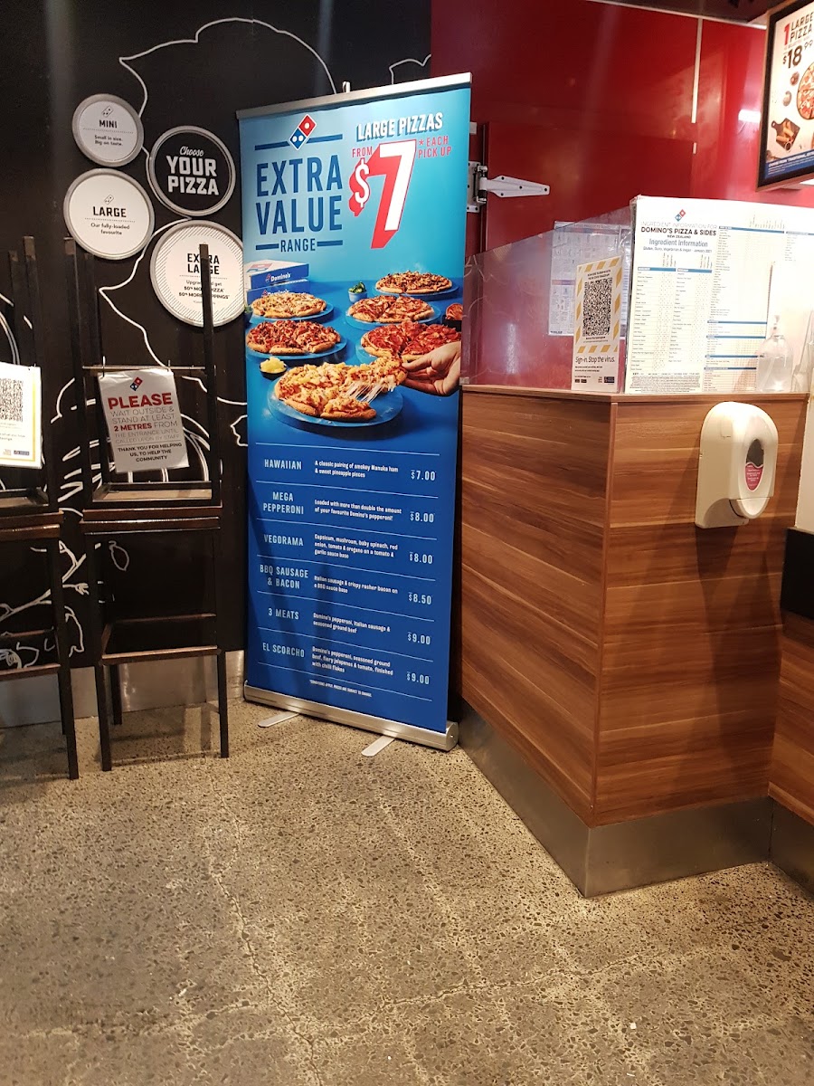 Menu Domino's Pizza Sandringham-2