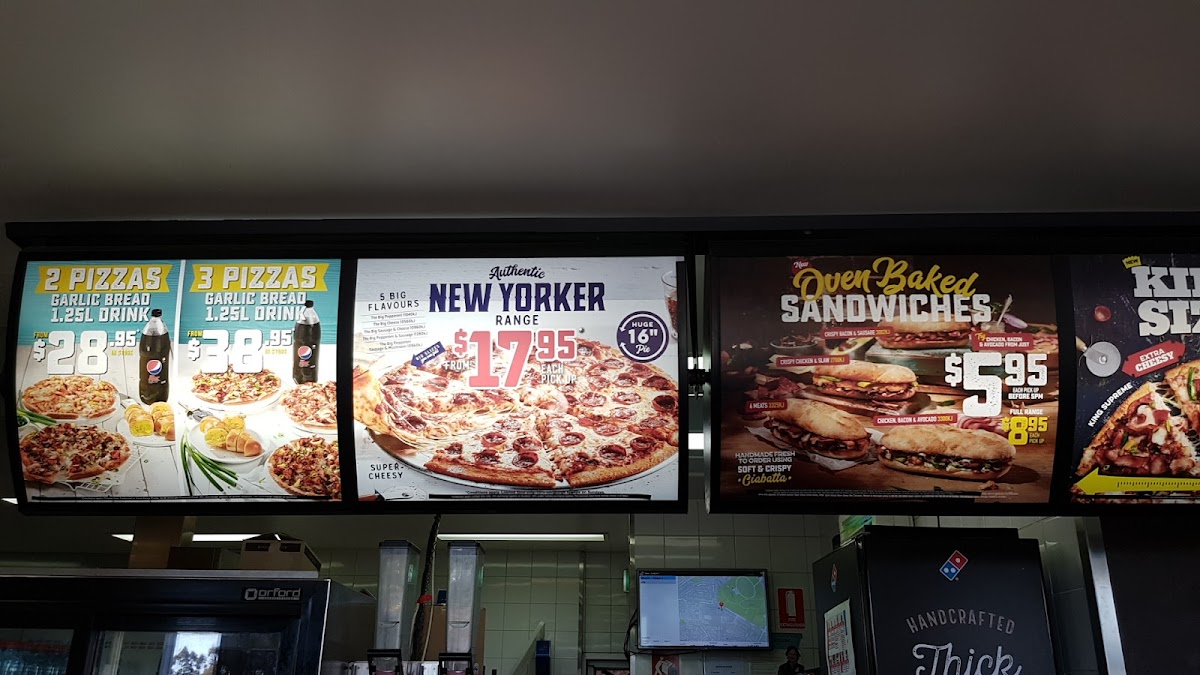 Menu Domino's Pizza Sunbury-1