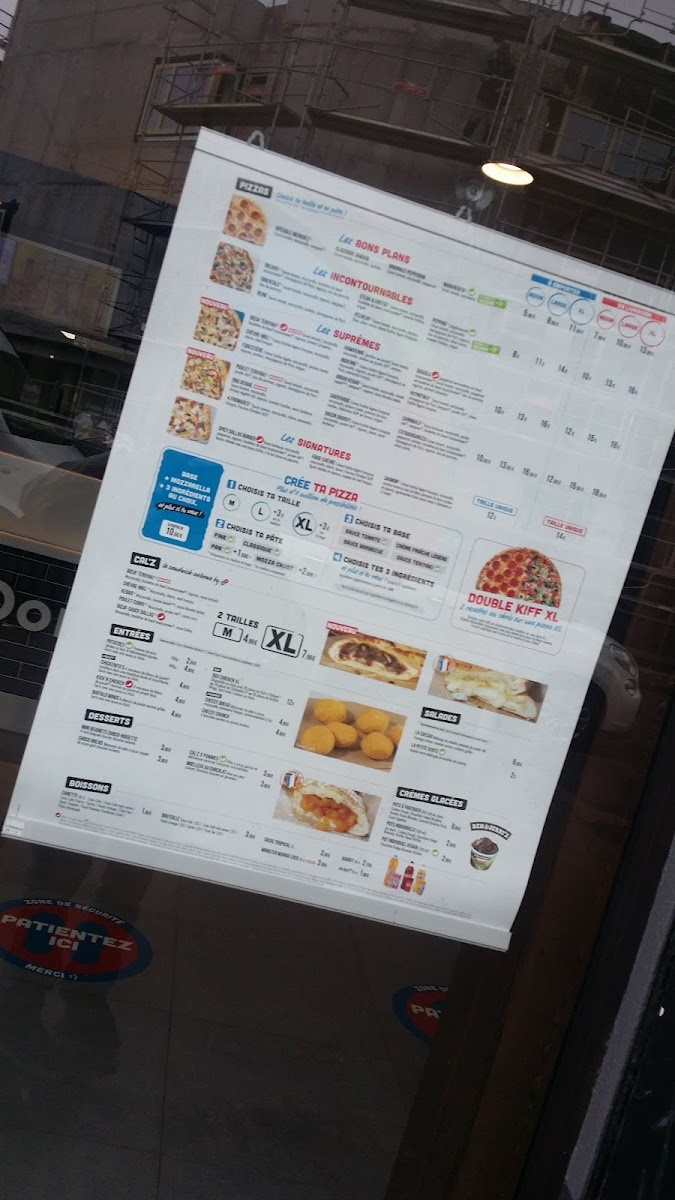 Menu Domino's Rennes - Sud-1