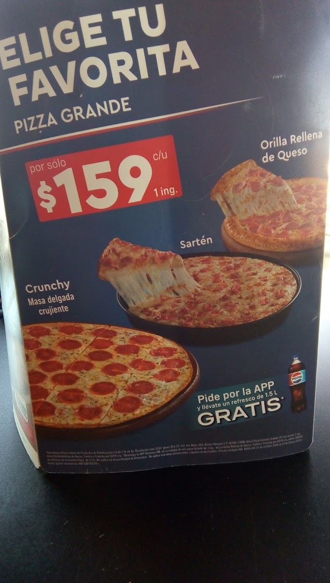 Menu Domino's Saltillo Lourdes-2