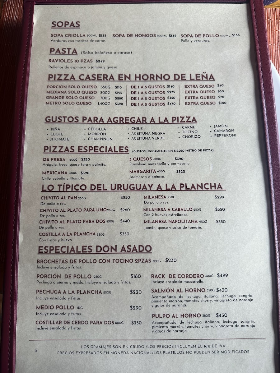 Menu Don Asado Insurgentes-3