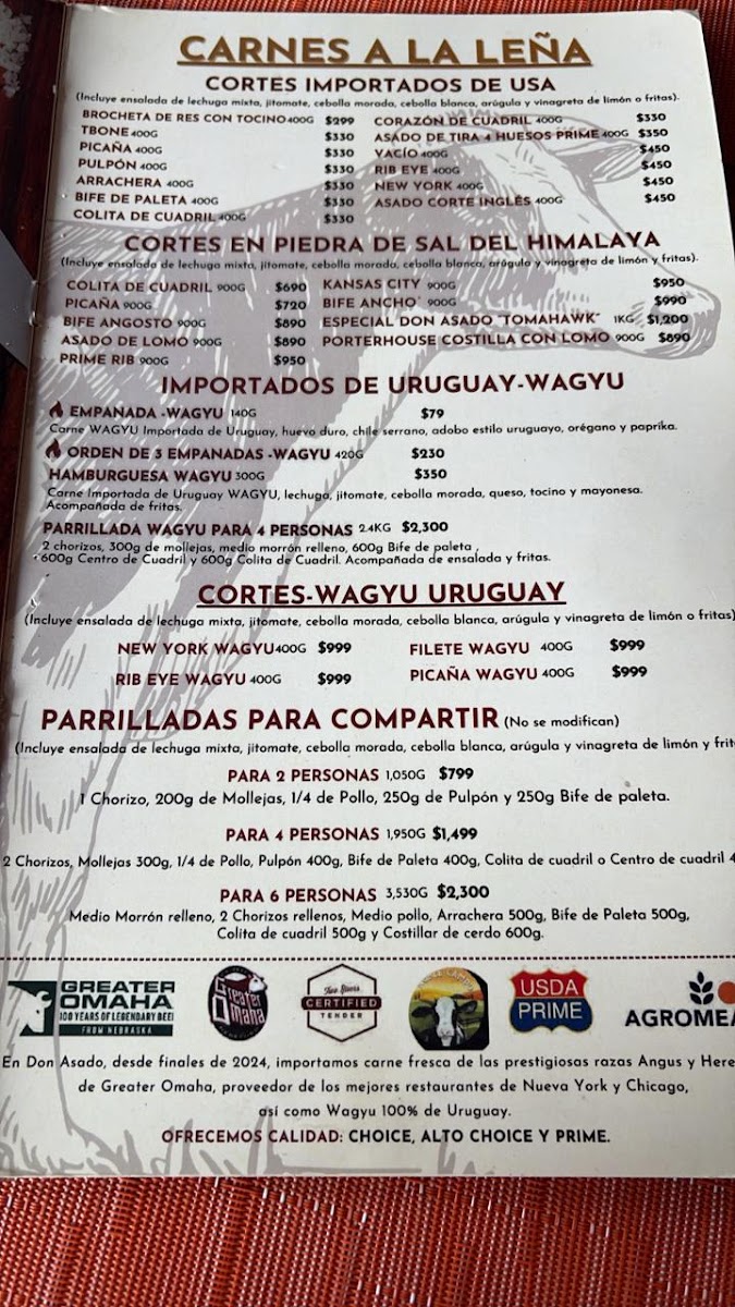 Menu Don Asado Insurgentes-7