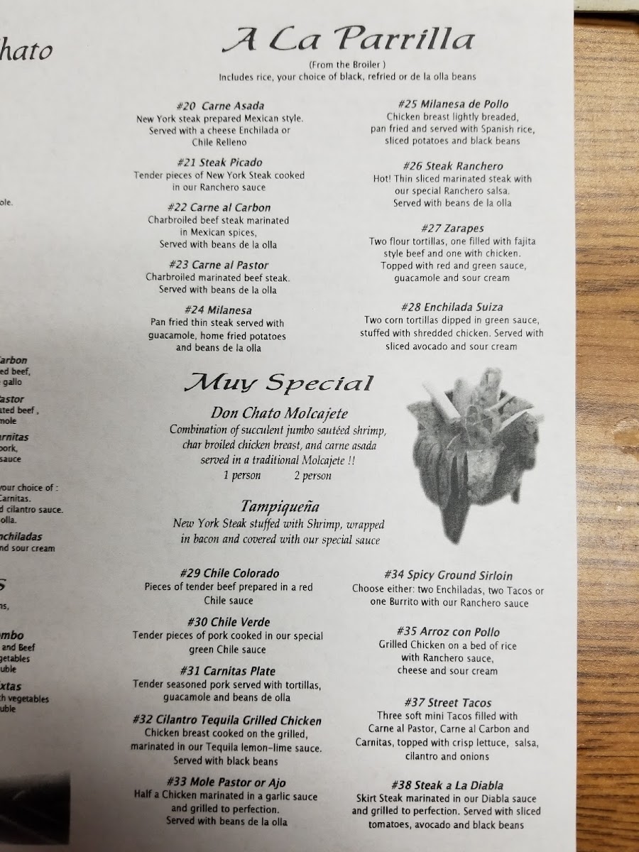 Menu Don Chato Mexican Restaurant-6