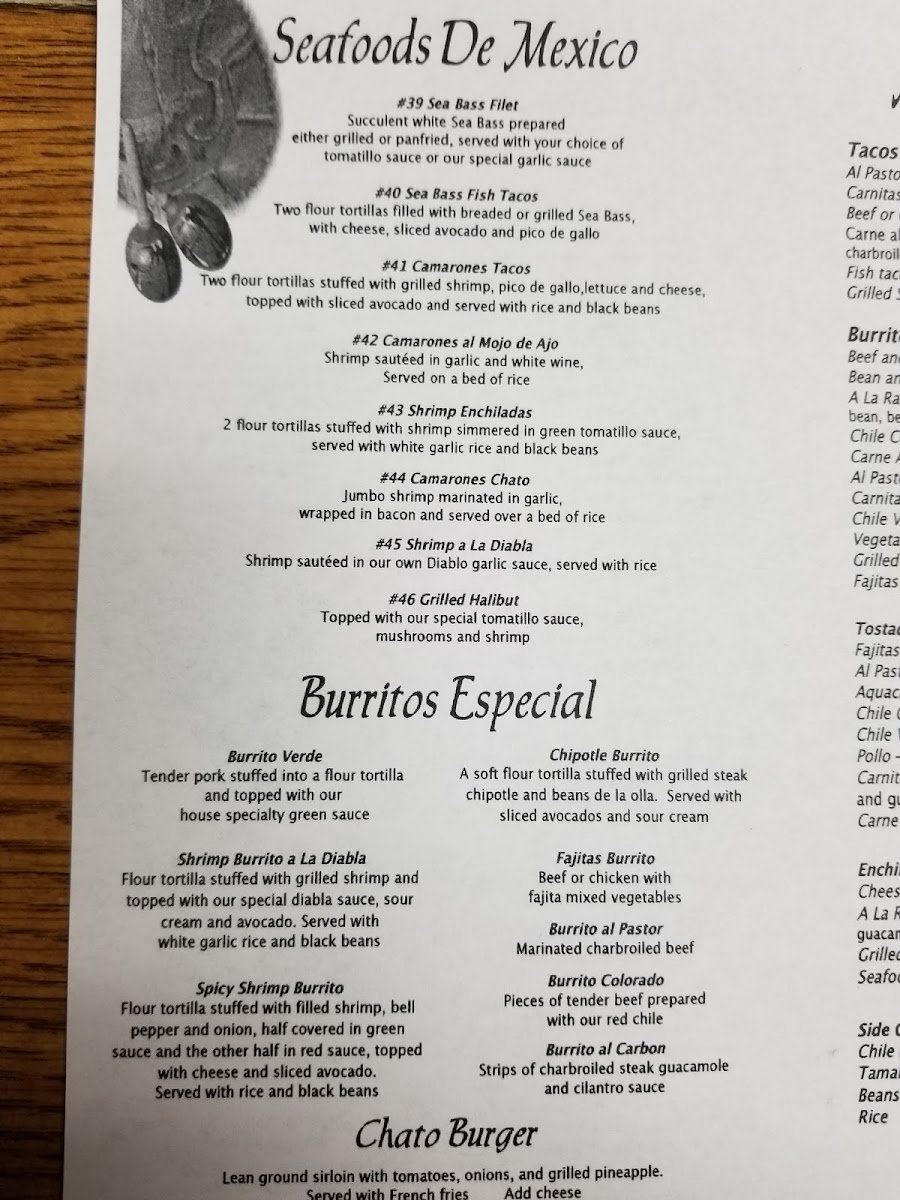 Menu Don Chato Mexican Restaurant-8
