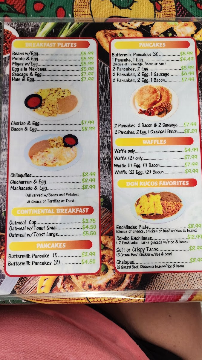 Menu Don Kuco’S Mexican Restaurant-10