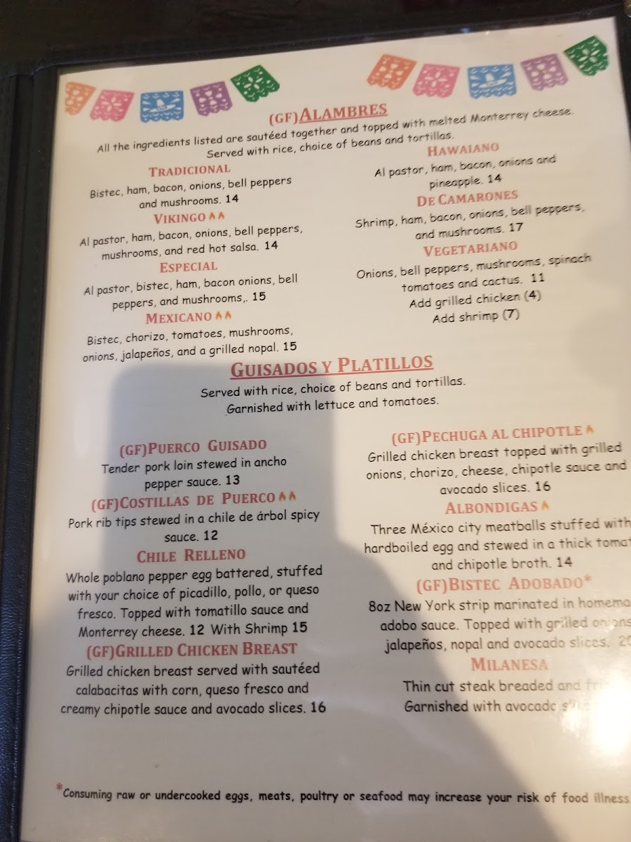 Menu Don Mario Mexican Restaurant-10