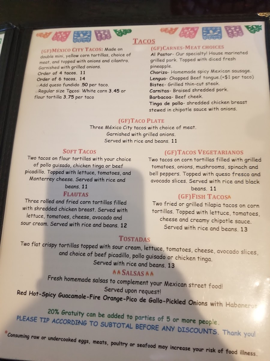 Menu Don Mario Mexican Restaurant-3