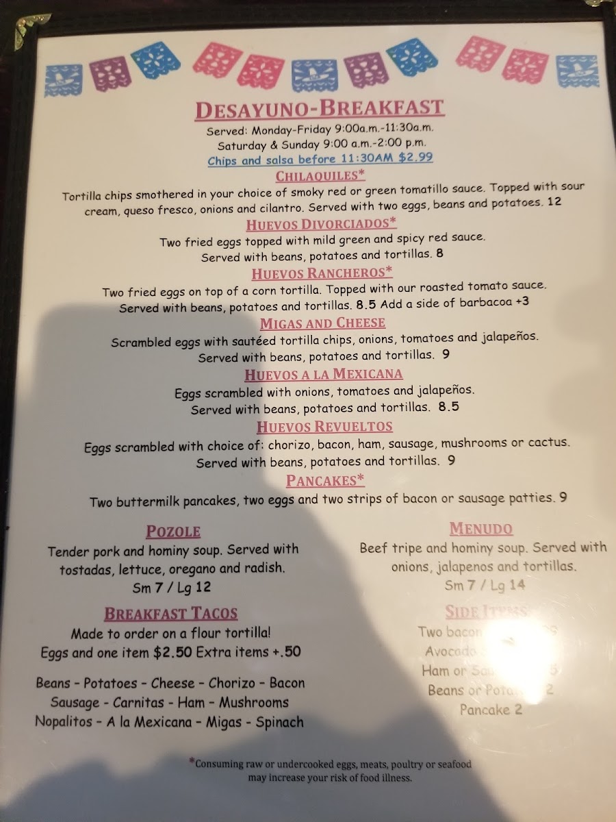 Menu Don Mario Mexican Restaurant-4