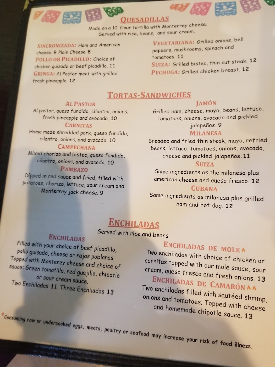 Menu Don Mario Mexican Restaurant-5