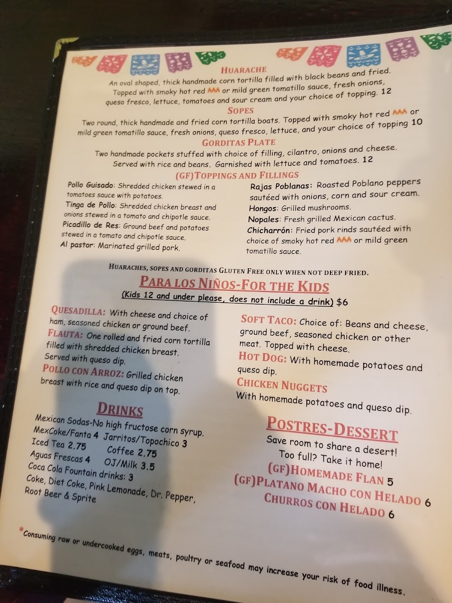 Menu Don Mario Mexican Restaurant-7