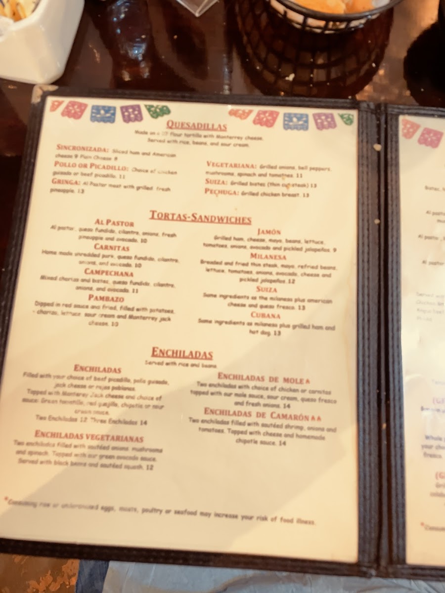 Menu Don Mario Mexican Restaurant-8