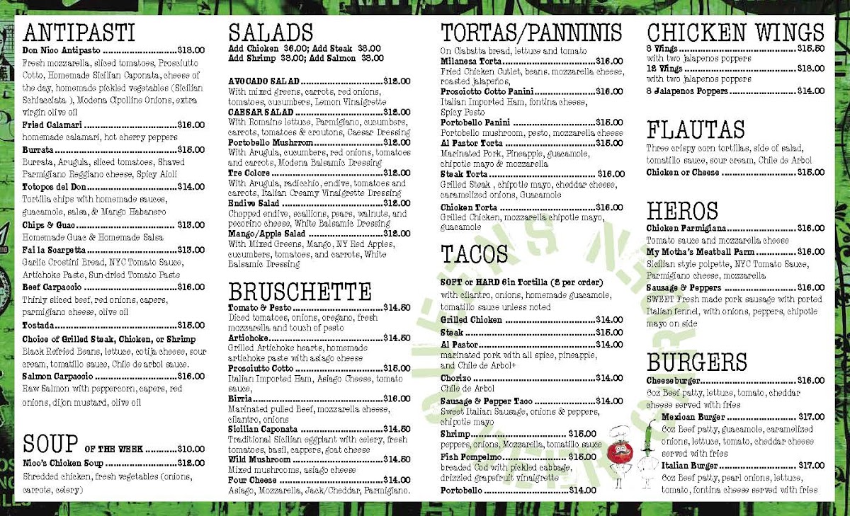 Menu Don Nico Nyc-3