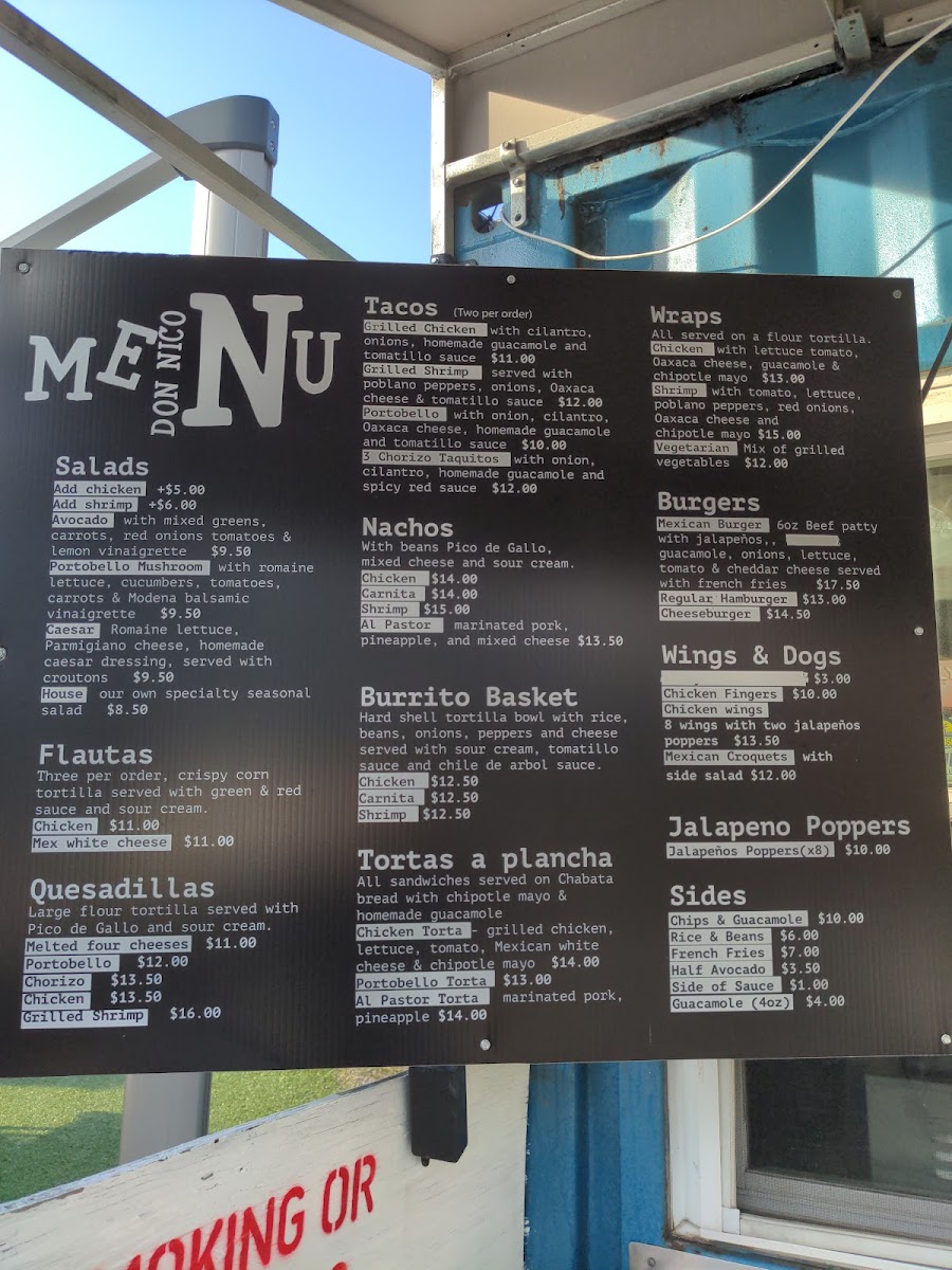 Menu Don Nico Nyc-9