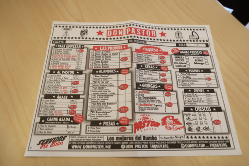 Menu Don Pastor Victoria-2