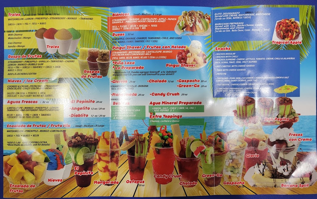 Menu Don Pinguino Snacks-1