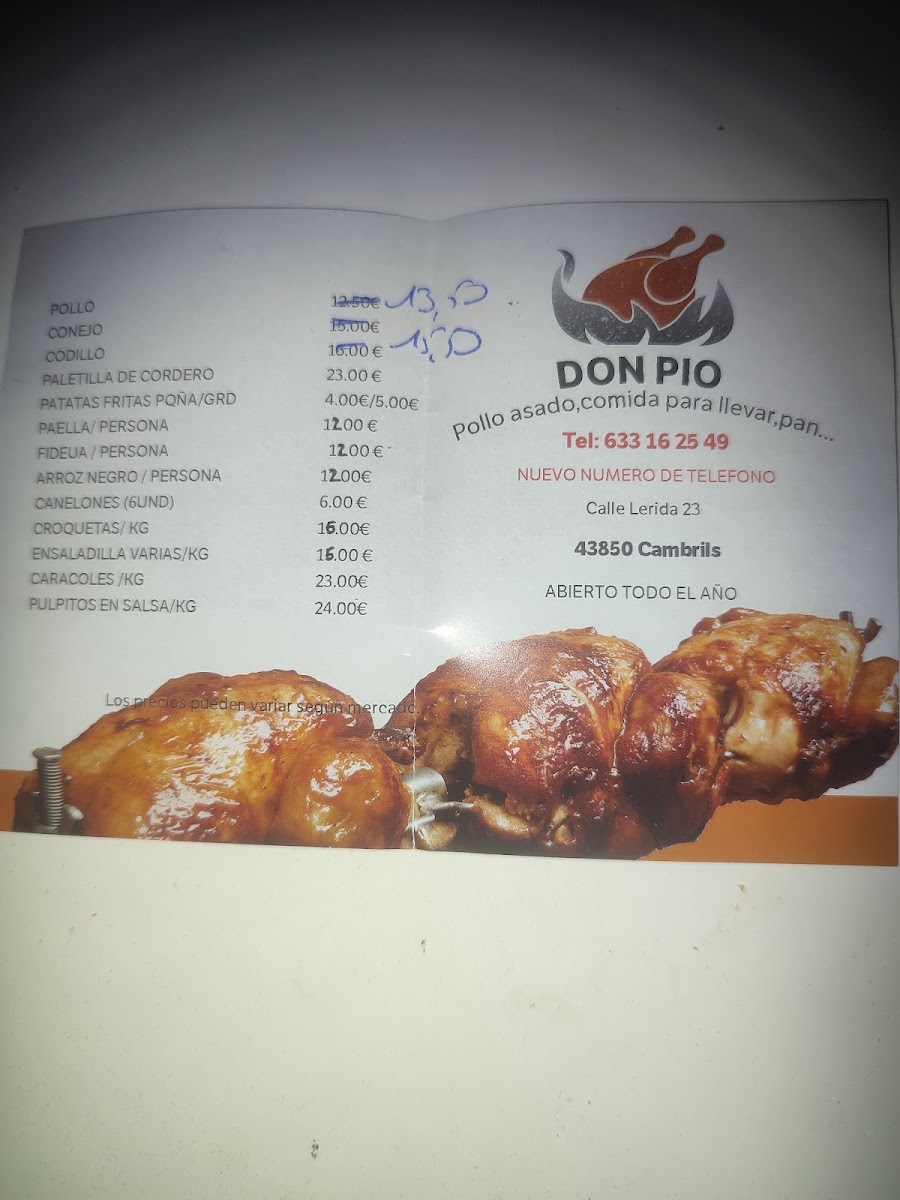 Menu Don Pío-3
