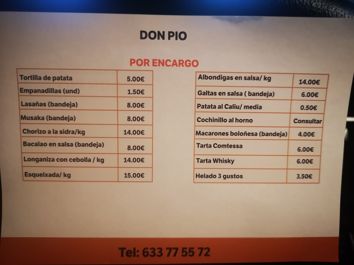 Menu Don Pío-4