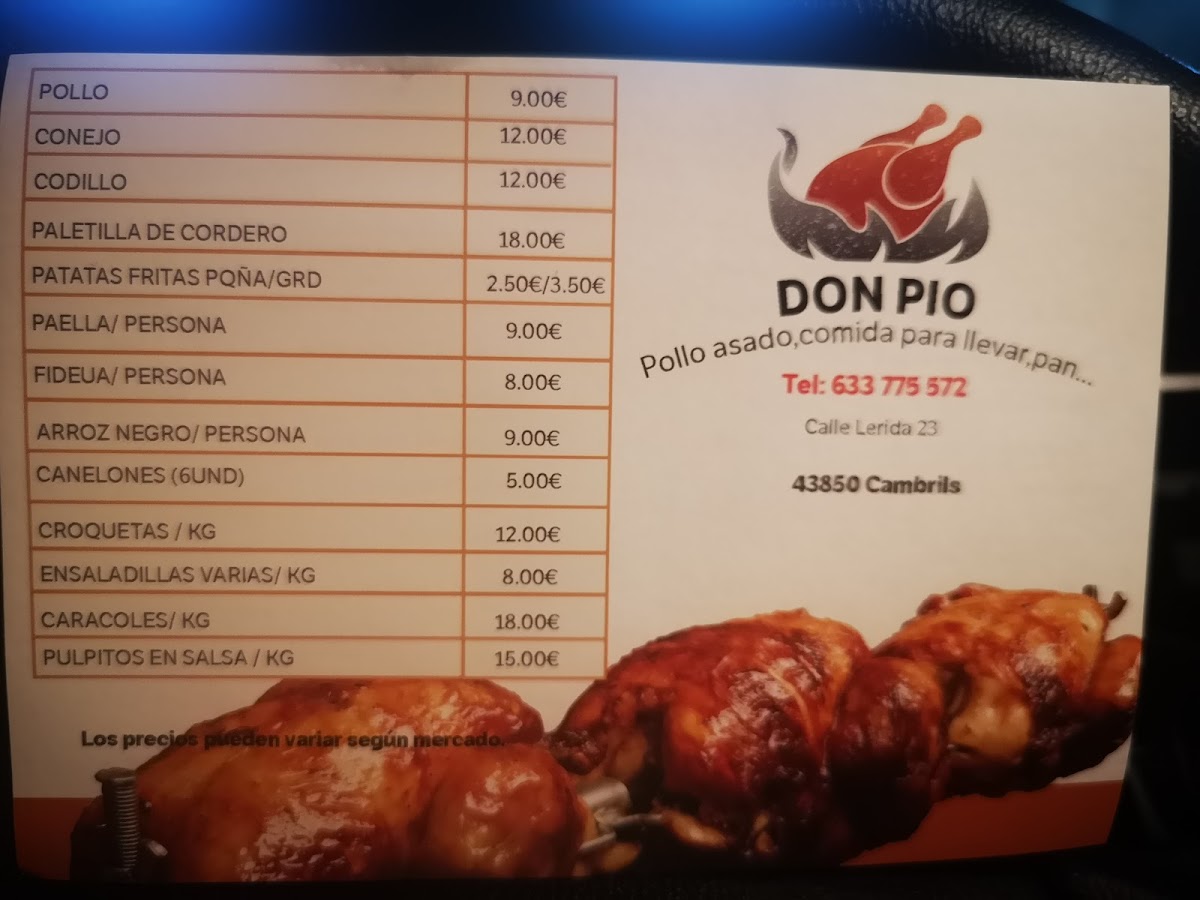 Menu Don Pío-5