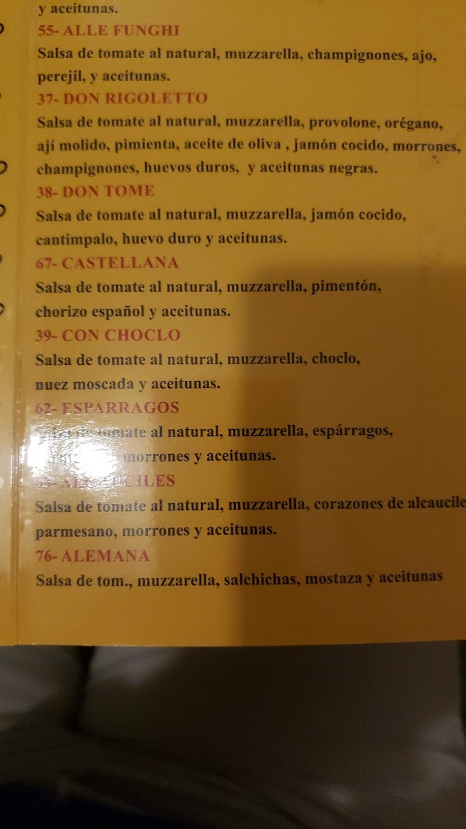 Menu Don Rigoletto Pizzas-6