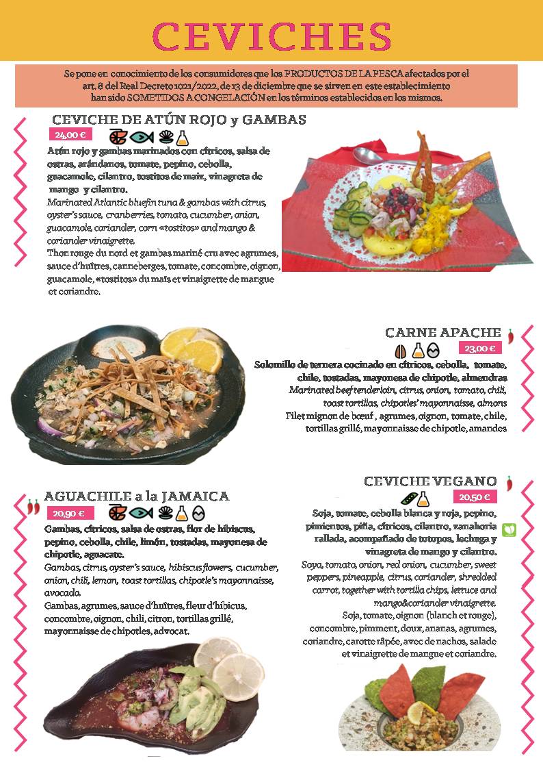 Menu Dona Catrina Mexican Bistro-1