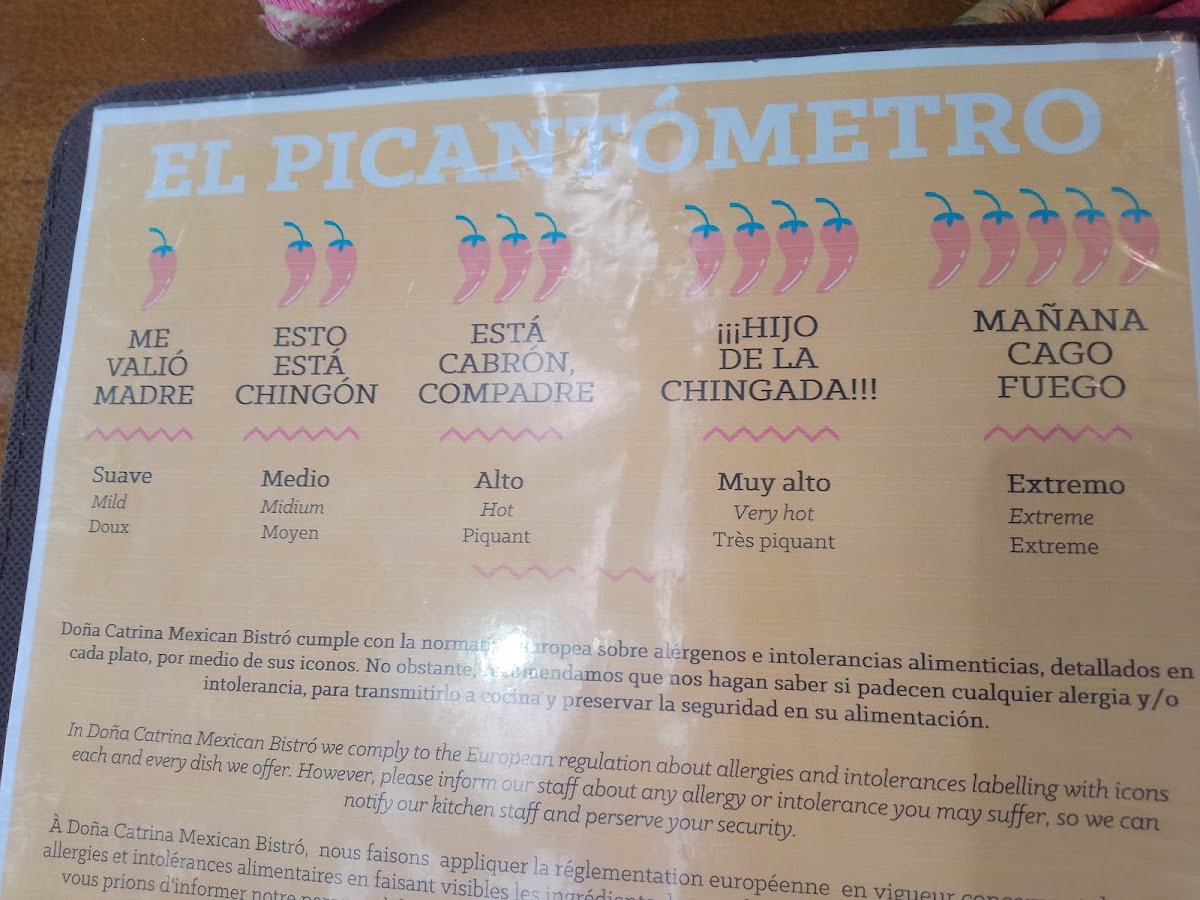 Menu Dona Catrina Mexican Bistro-10