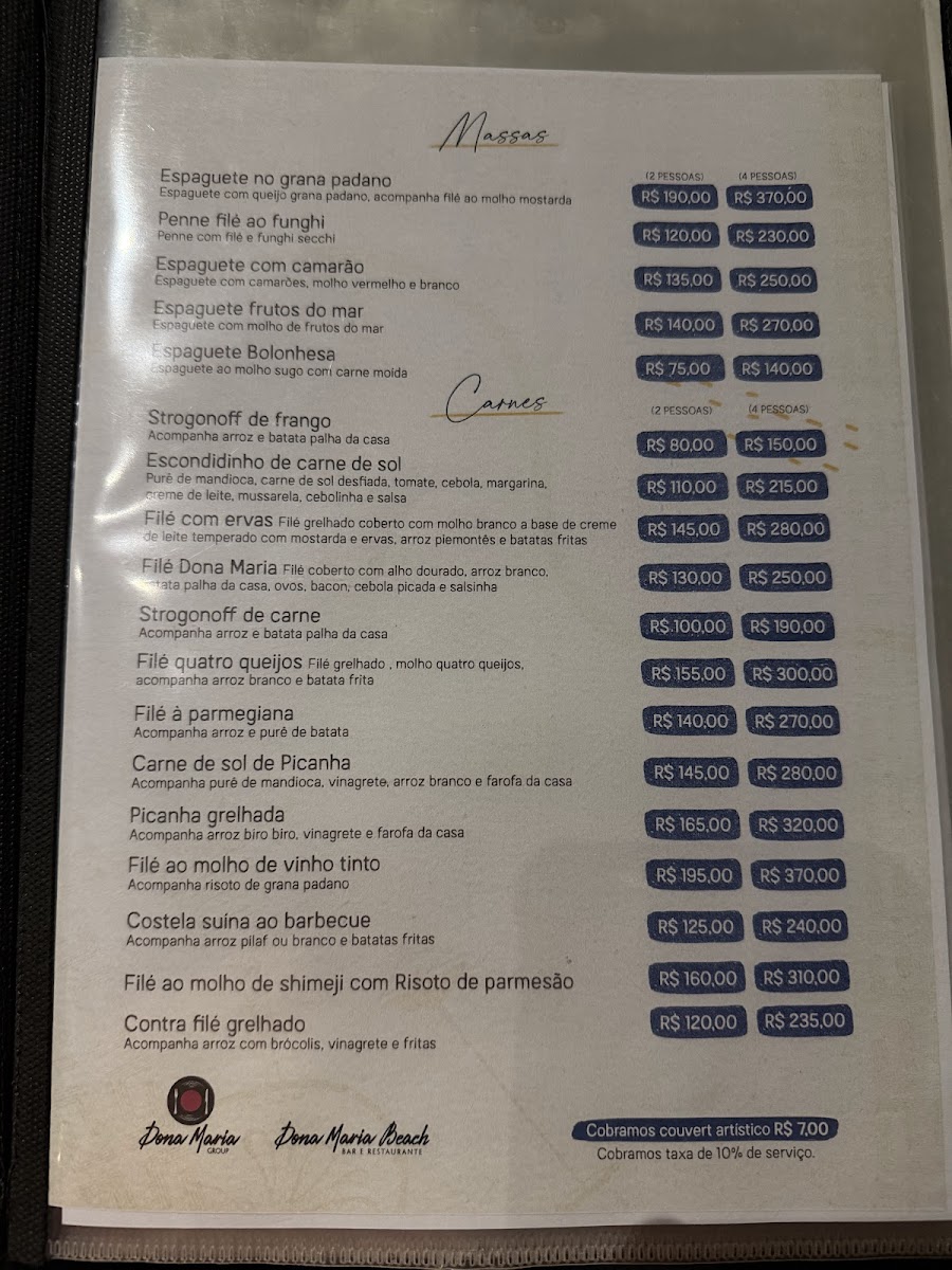 Menu Dona Maria Beach-10