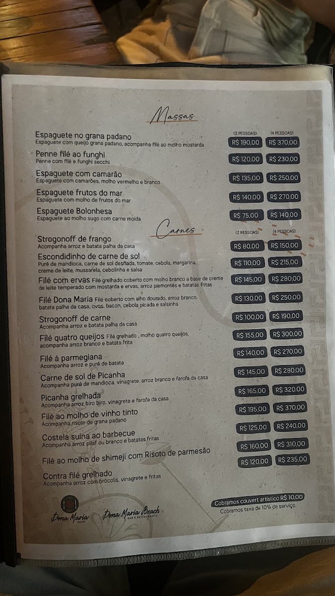 Menu Dona Maria Beach-5