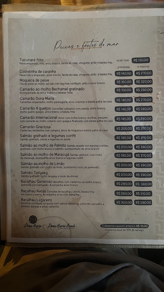 Menu Dona Maria Beach-6